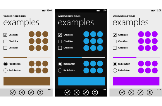 不同的主题配色 不同的主题配色
