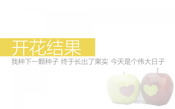 开花结果：我种下一颗种子 终于长出了果实 今天是个伟大日子
